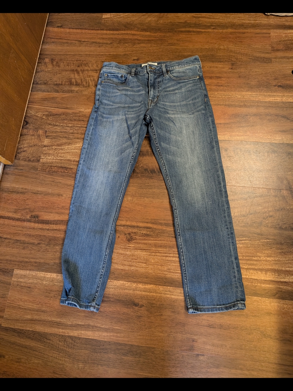 Classic Men's Blue Denim Jeans